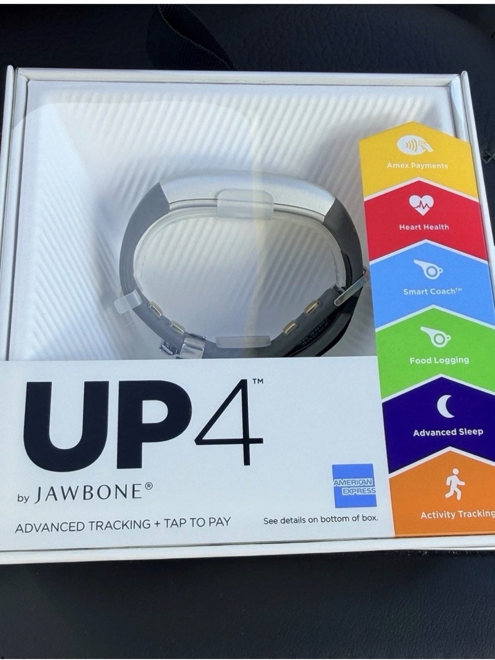 UP4 by Jawbone Heart Rate, Activity + Sleep Tracker - Model JL08 Gray